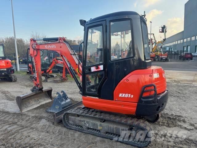 Kubota KX 61-3 Mini kotrók < 7t