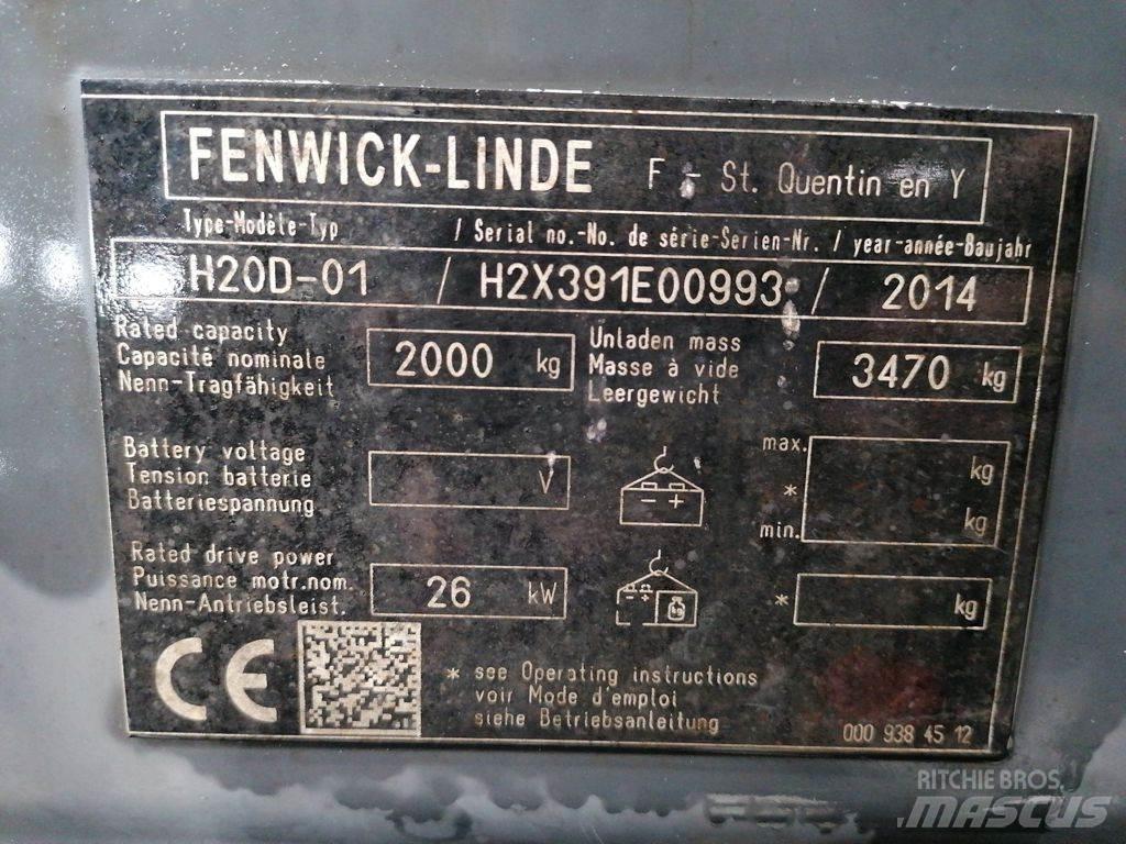 Linde H20D-01 Dízel targoncák