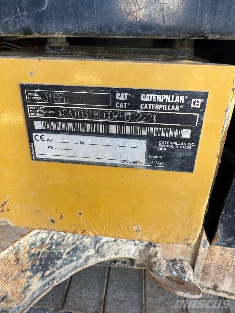 CAT 318 E L Lánctalpas kotrók