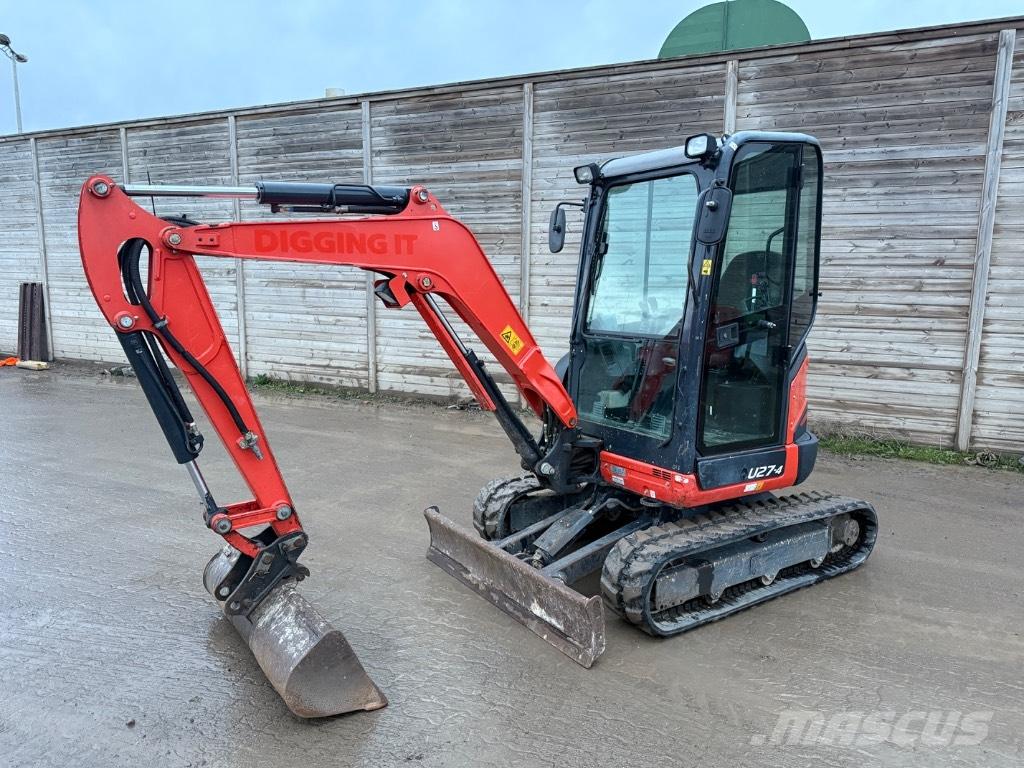 Kubota U 27-4 Mini kotrók < 7t