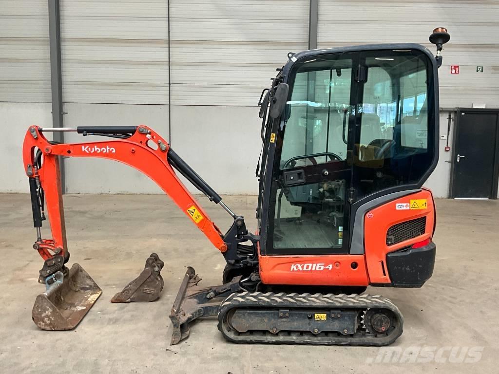 Kubota KX 016-4 Mini kotrók < 7t