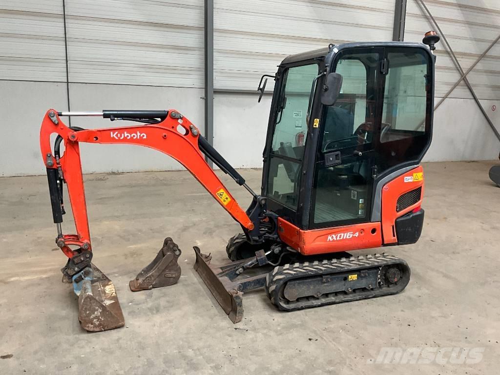 Kubota KX 016-4 Mini kotrók < 7t