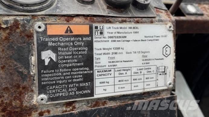 Hyster H 8.00 XL 5 Elektromos gyalogkíséretű targoncák