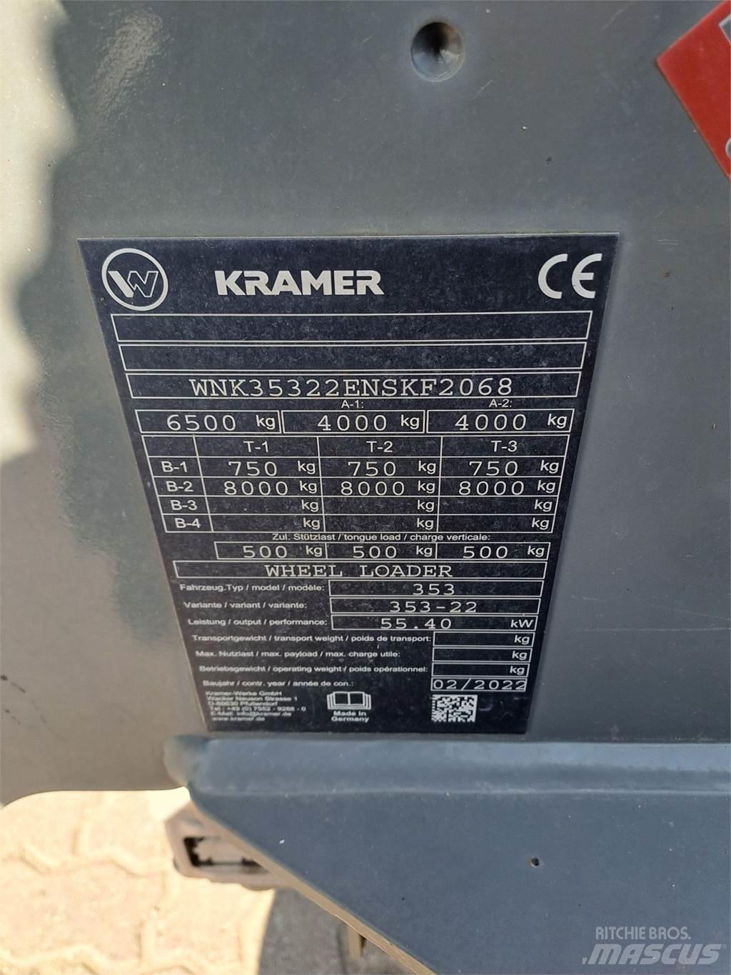 Kramer 5085 Gumikerekes homlokrakodók