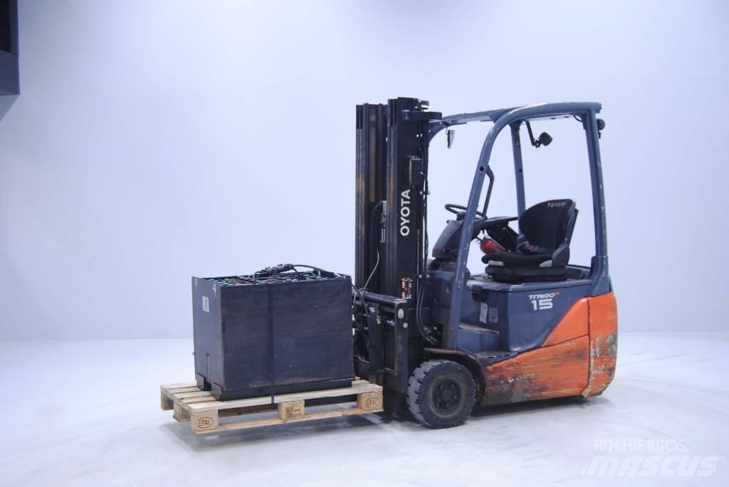 Toyota 8FBE15T Elektromos targoncák