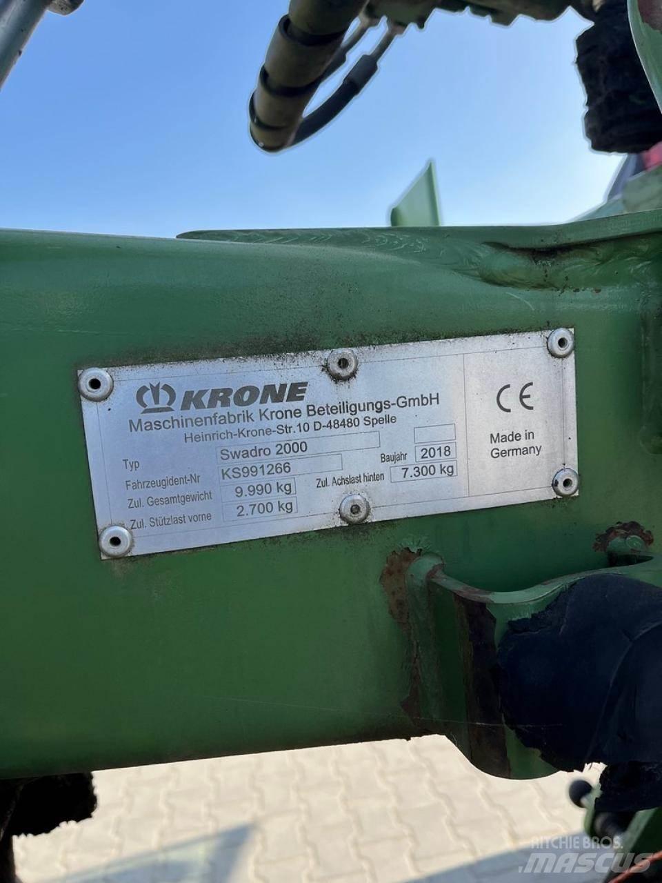 Krone Swadro 2000 Rendforgatók