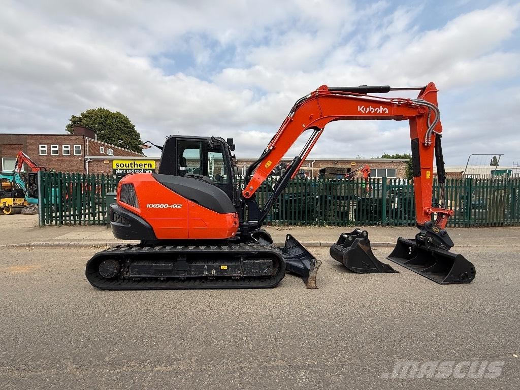 Kubota KX 080-4 Közepes (midi) kotrók 7 t - 12 t