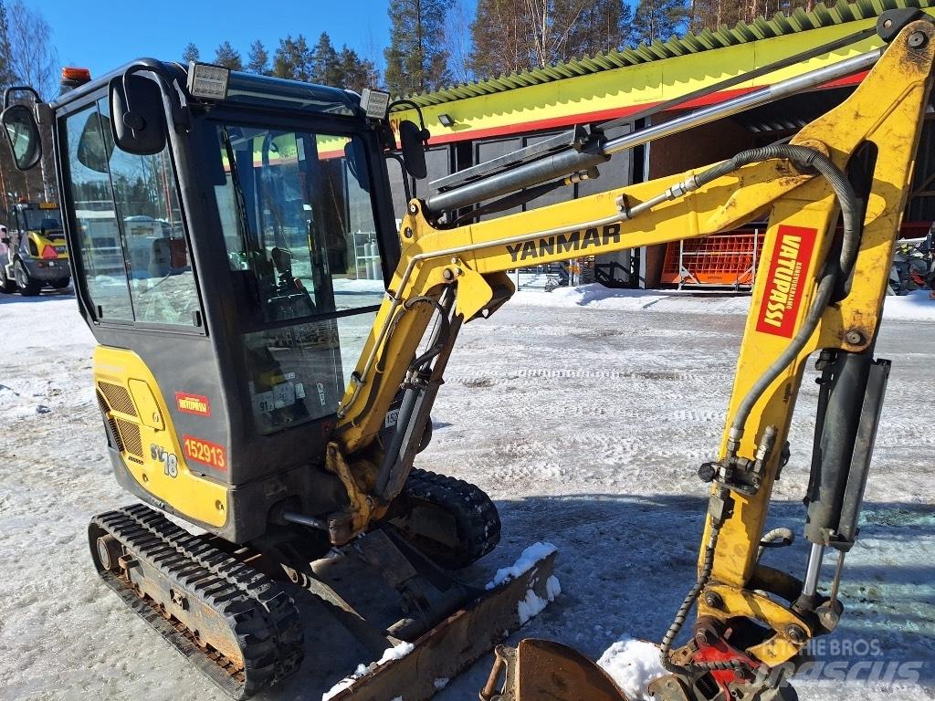 Yanmar SV 18 Mini kotrók < 7t