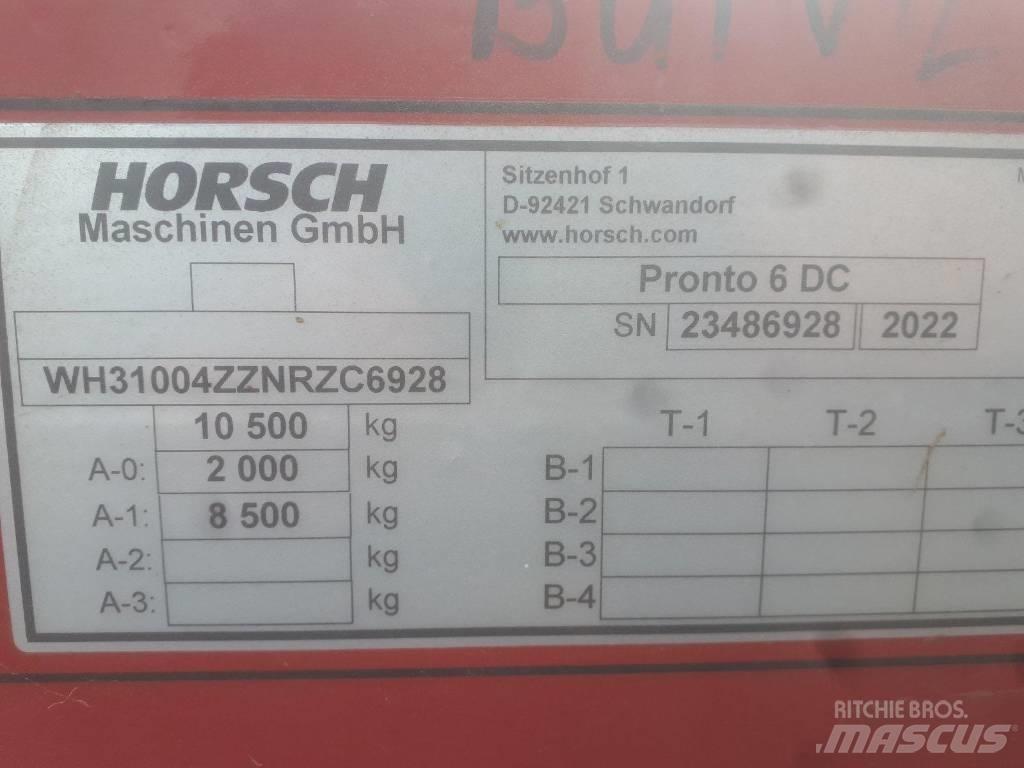 Horsch Pronto 6 DC Sorvetőgép