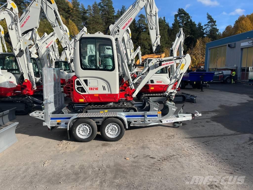 Takeuchi TB 216A Mini kotrók < 7t