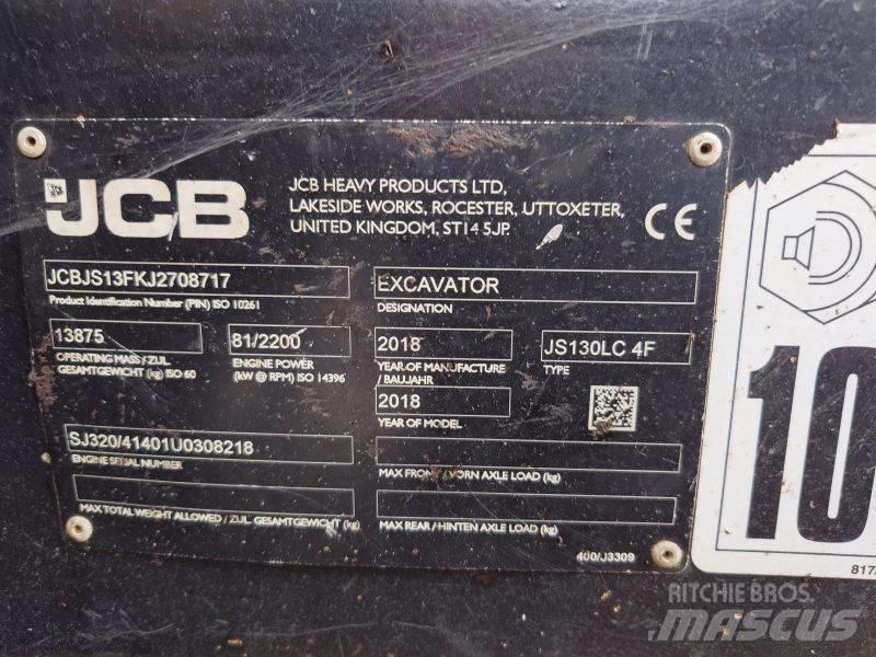 JCB JS 130 LC Lánctalpas kotrók