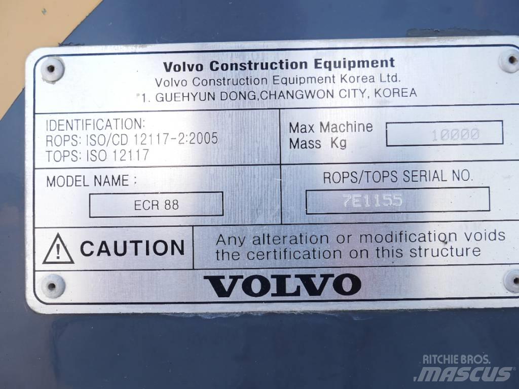 Volvo ECR 88 Közepes (midi) kotrók 7 t - 12 t