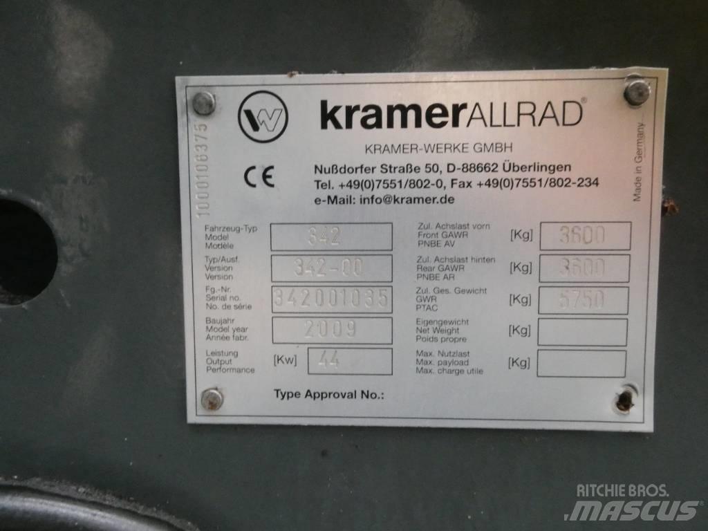 Kramer 380 Gumikerekes homlokrakodók