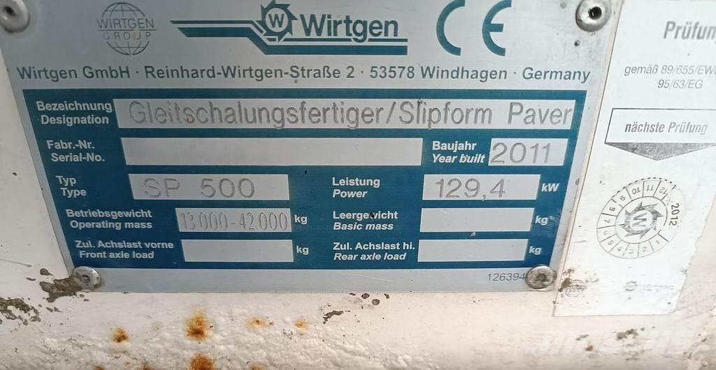 Wirtgen SP500 Aszfalt terítõ gépek