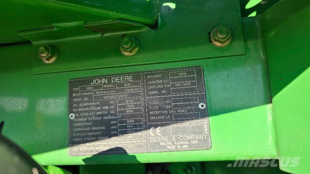 John Deere S 690 i Kombájnok