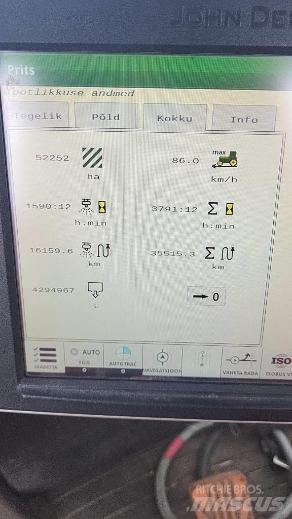 John Deere 962 i Vontatott trágyaszórók