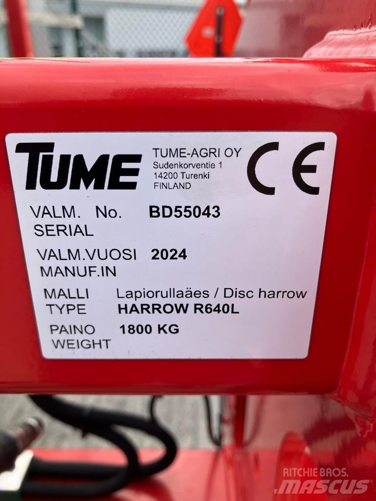 Tume Harrow R640L Borona