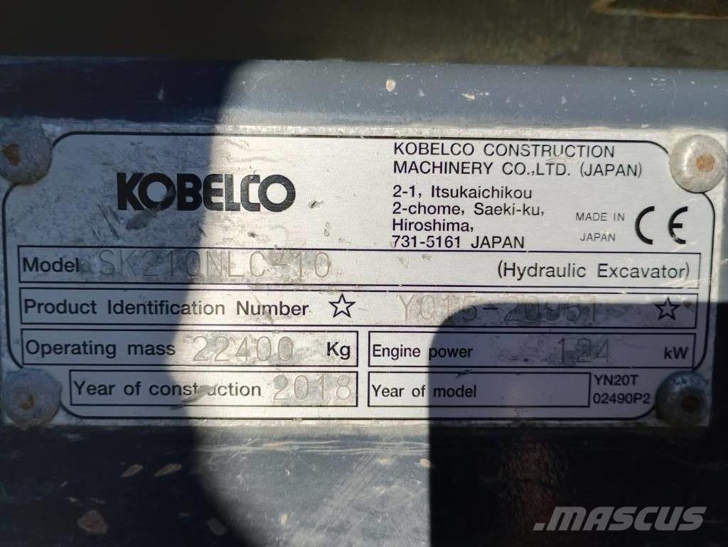 Kobelco SK210 N LC Lánctalpas kotrók