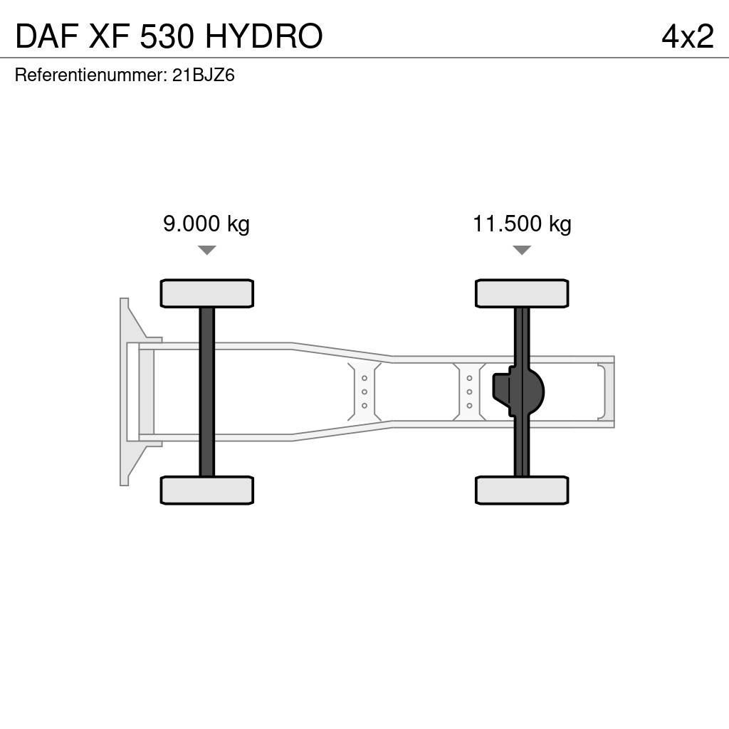 DAF XF 530 HYDRO Nyergesvontatók