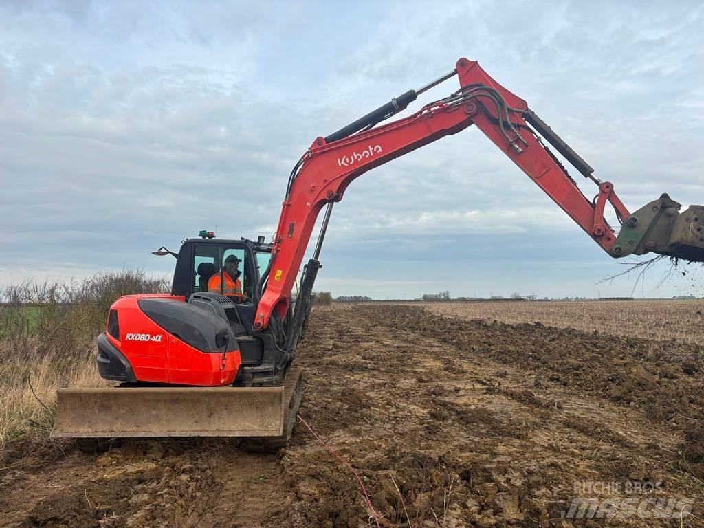 Kubota KX 80-4 Közepes (midi) kotrók 7 t - 12 t