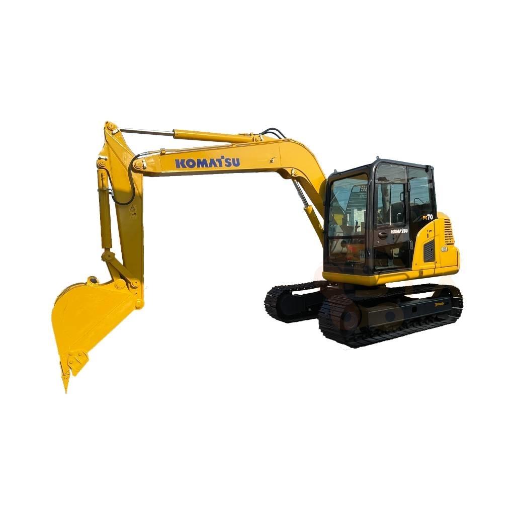 Komatsu PC 70 Mini kotrók < 7t
