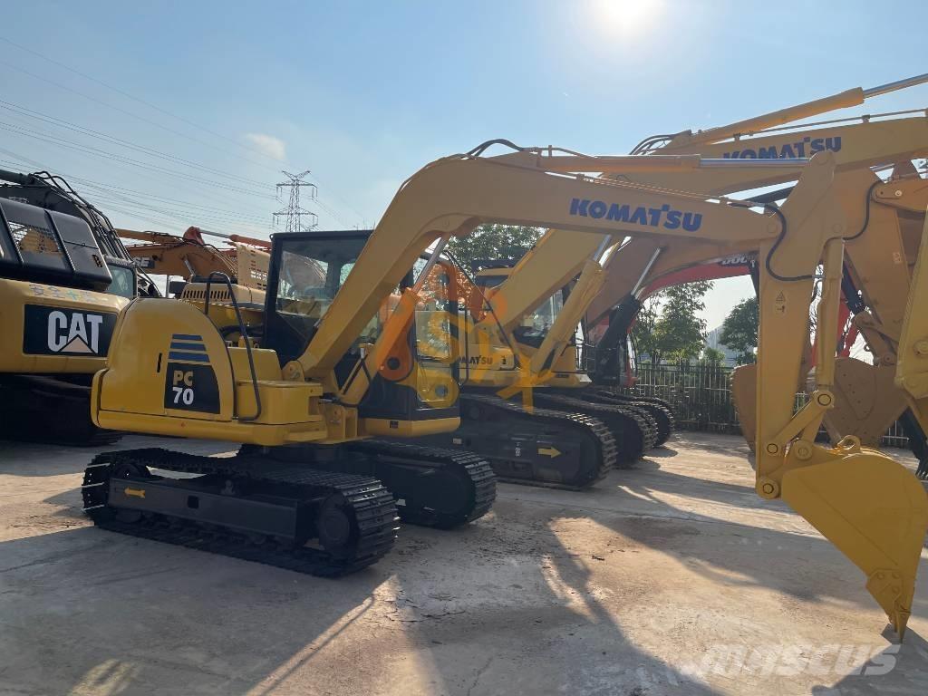 Komatsu PC 70 Mini kotrók < 7t