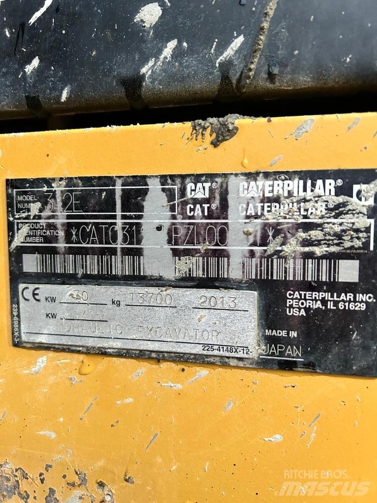CAT 312 E Lánctalpas kotrók