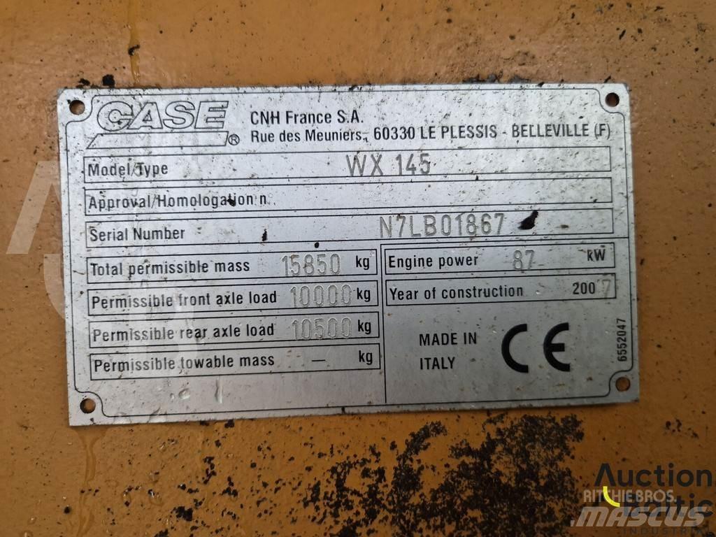 CASE WX 145 Gumikerekes kotrók