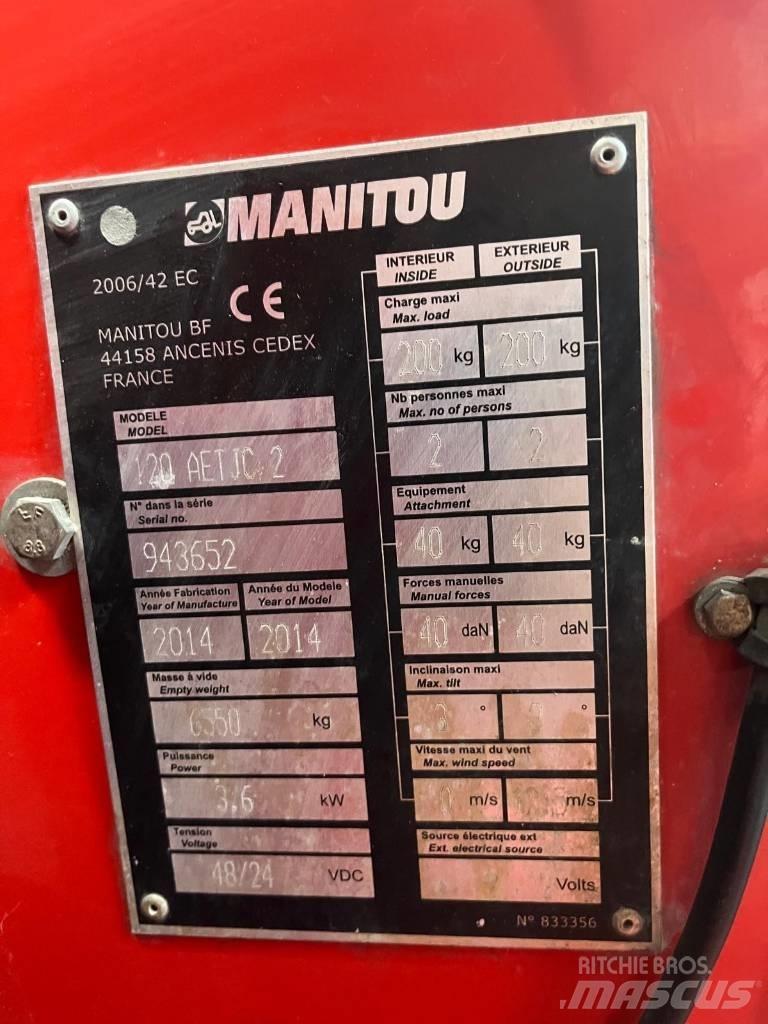 Manitou 120 AET JC Karos emelők