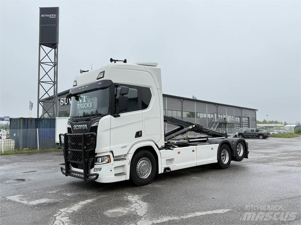 Scania R650 6X2 Horgos rakodó teherautók