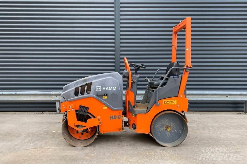 Hamm HD 8 VV Ikerdobos hengerek