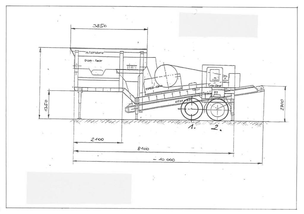  BAG TIPEX 1200 Mobil törőgépek
