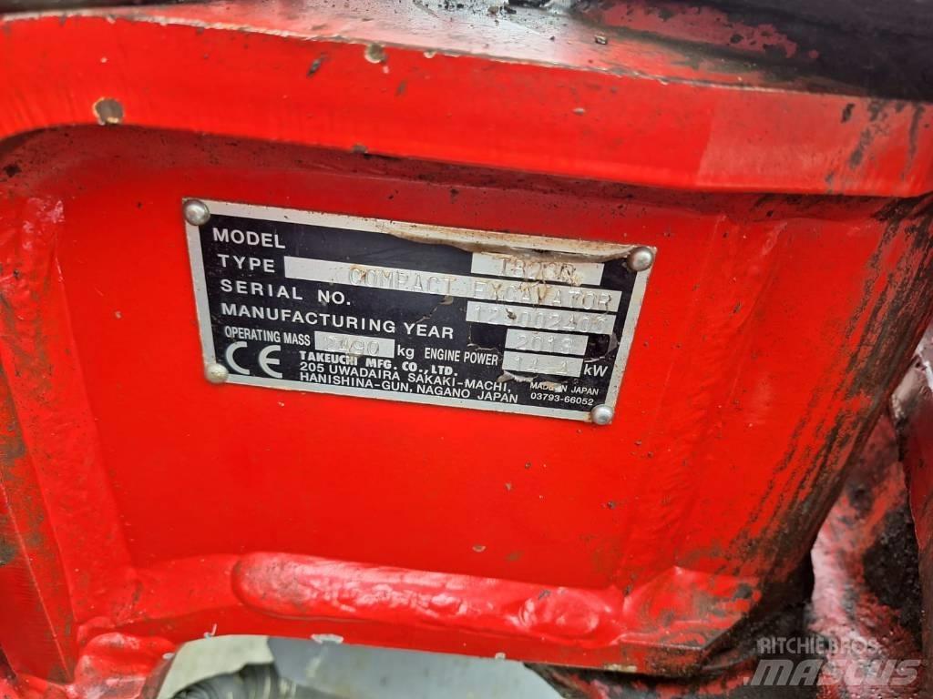 Takeuchi TB23R Mini kotrók < 7t