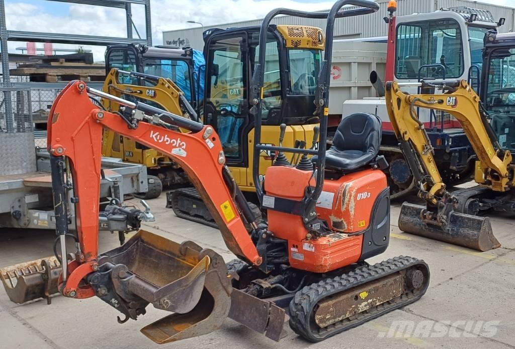 Kubota U 10-3 Mini kotrók < 7t