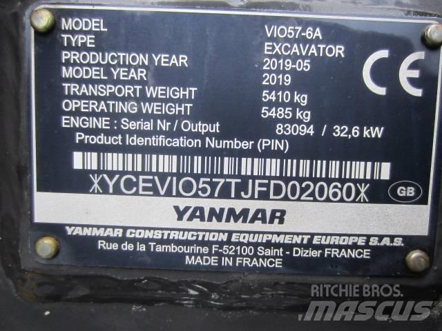 Yanmar Vio 57 Mini kotrók < 7t