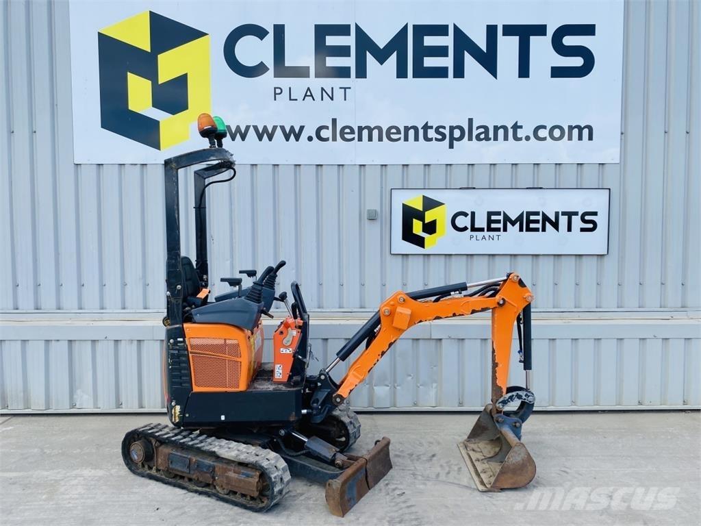 Doosan DX10Z Mini kotrók < 7t