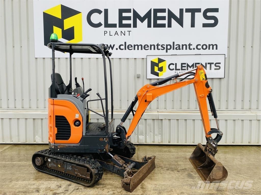 Doosan DX17Z Mini kotrók < 7t