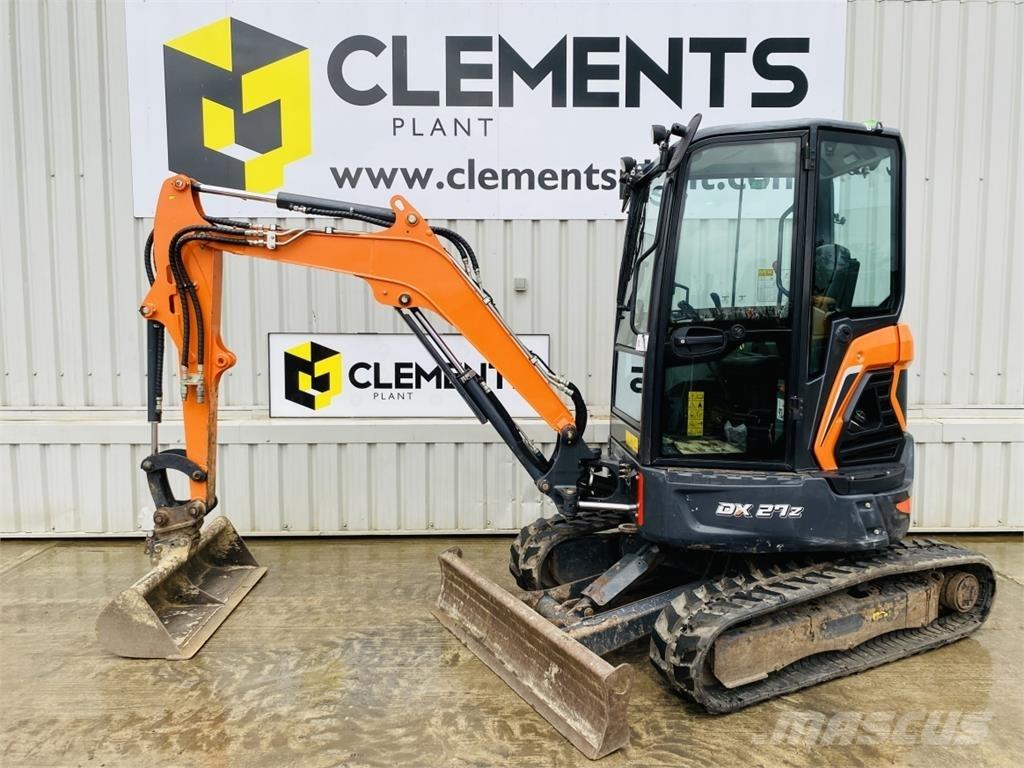 Doosan DX27Z Mini kotrók < 7t