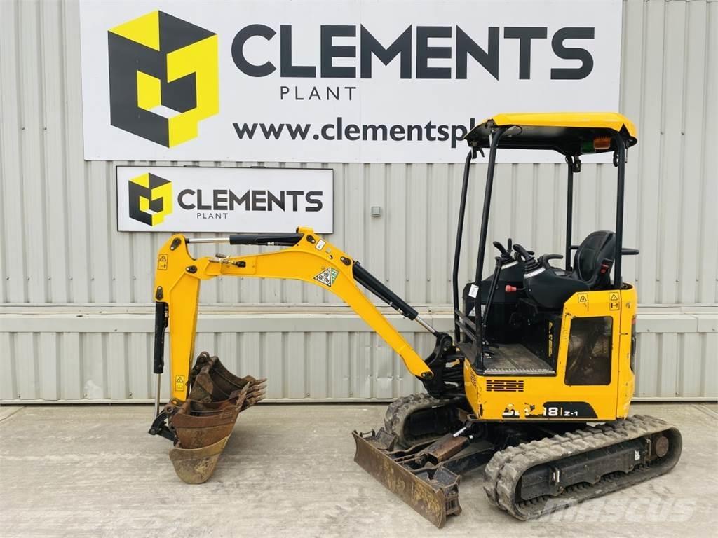 JCB 18Z-1 Mini kotrók < 7t