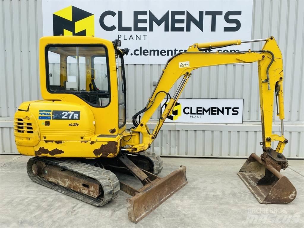 Komatsu PC27R-8 Mini kotrók < 7t