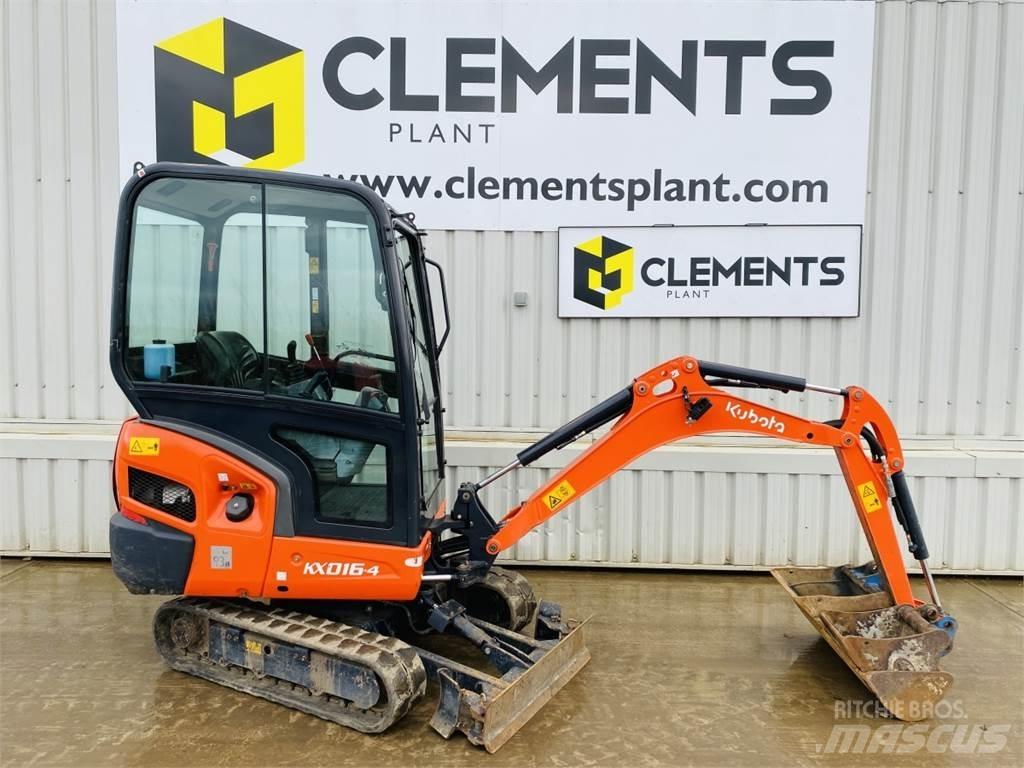 Kubota KX016-4 Mini kotrók < 7t
