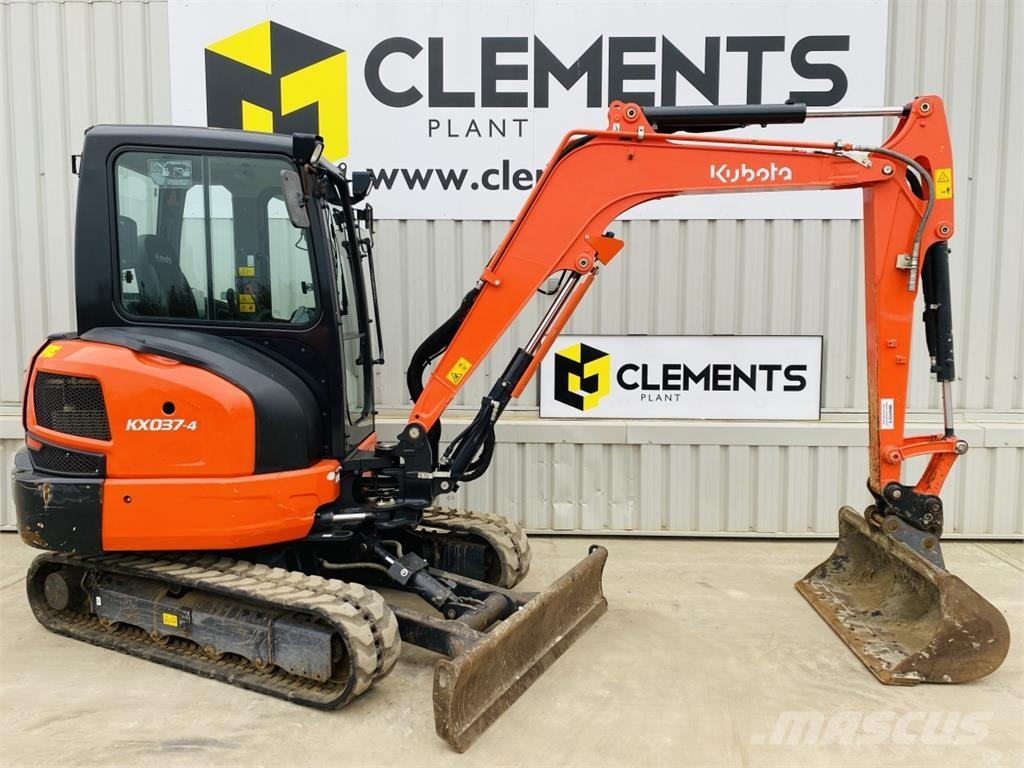 Kubota KX037-4 Mini kotrók < 7t