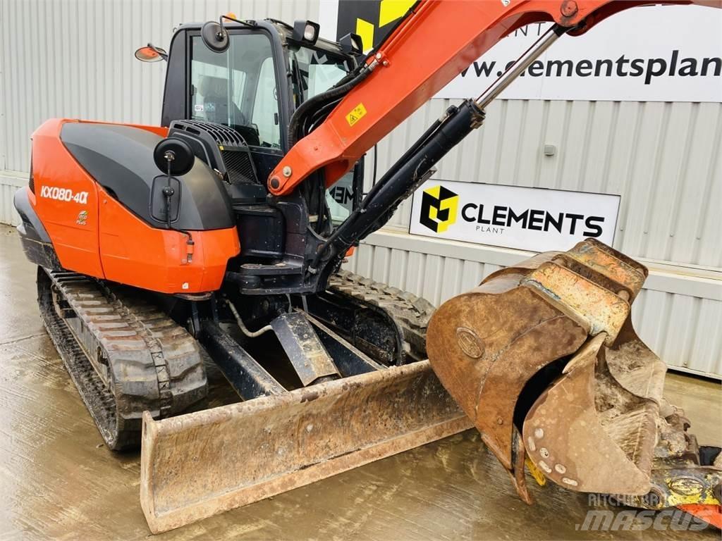 Kubota KX080-4a Közepes (midi) kotrók 7 t - 12 t