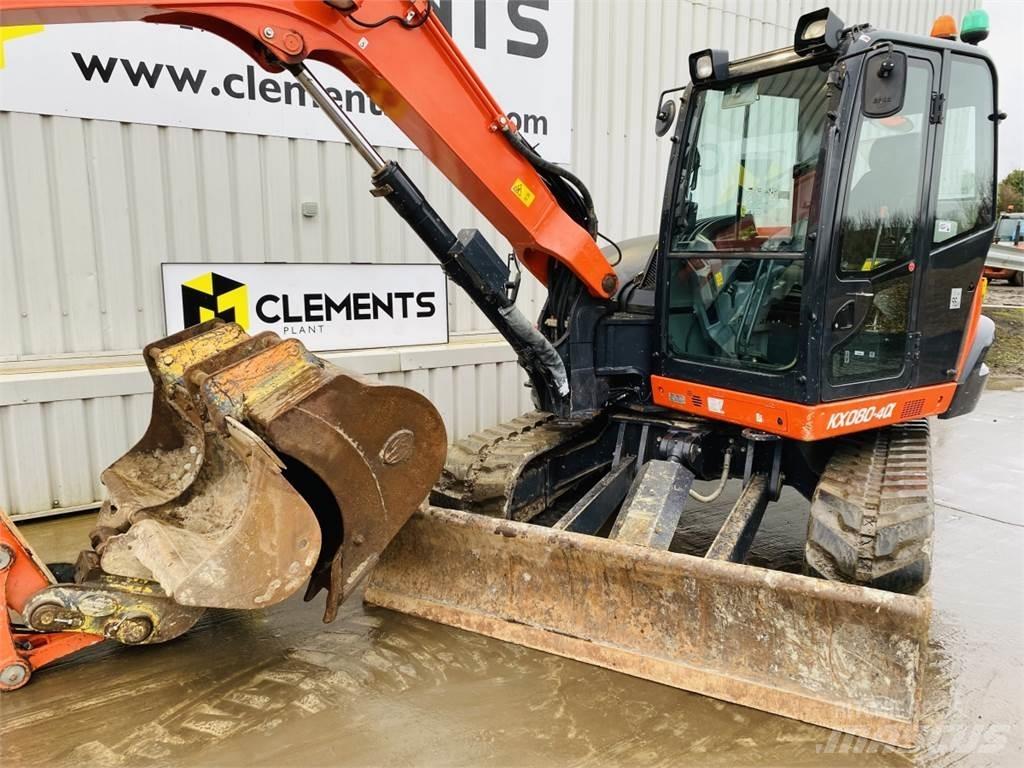 Kubota KX080-4a Közepes (midi) kotrók 7 t - 12 t