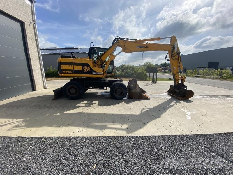 JCB JS145W Gumikerekes kotrók