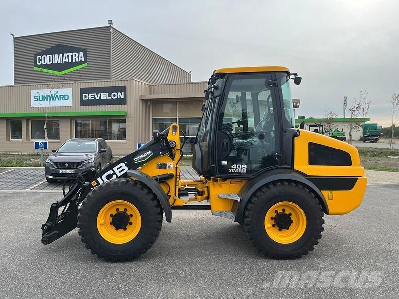 JCB 409 Gumikerekes homlokrakodók