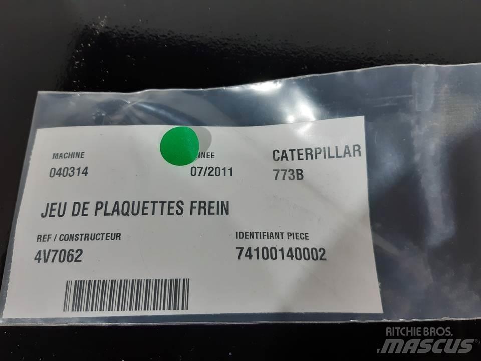 CAT 773B Lánctalpak, láncok és futóművek