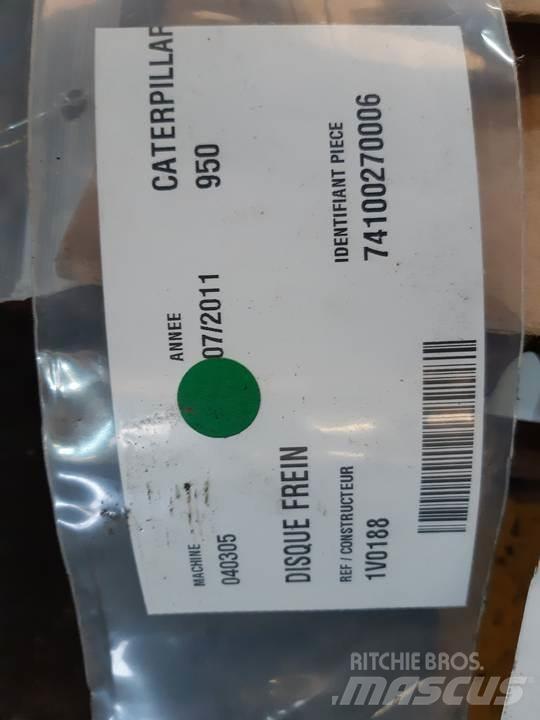 CAT 950 Lánctalpak, láncok és futóművek