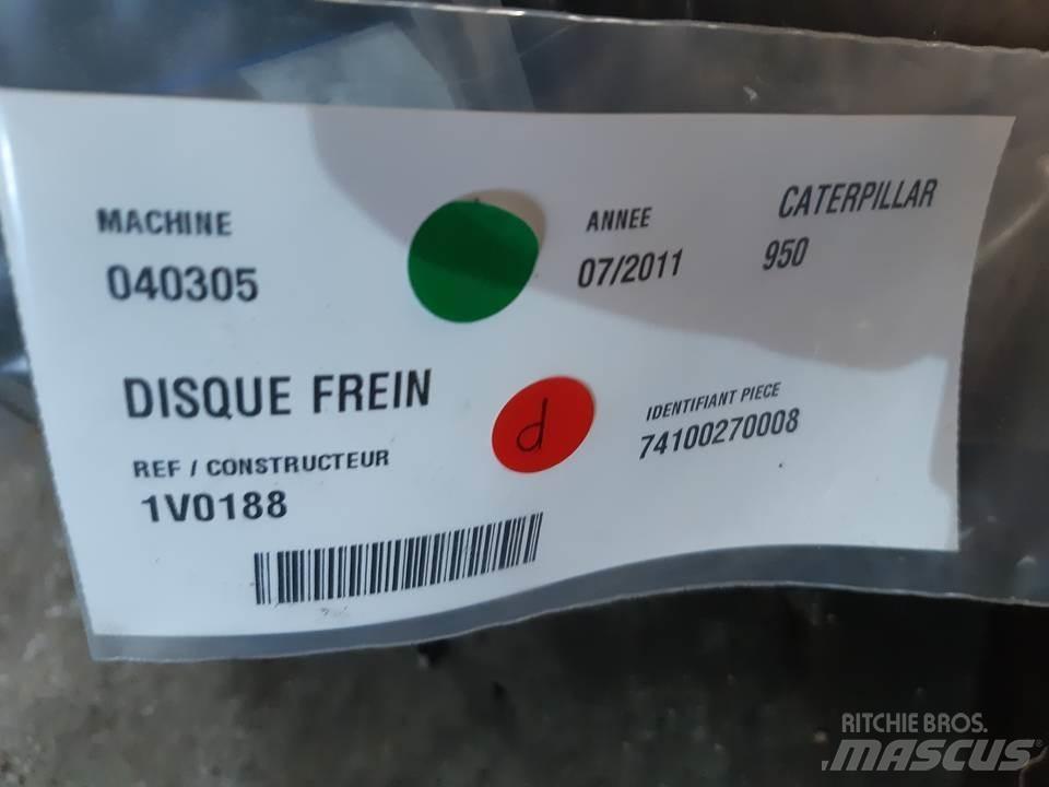 CAT 950 Lánctalpak, láncok és futóművek