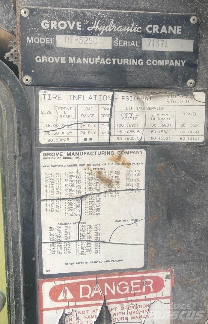 Grove RT525C Mobil daruk